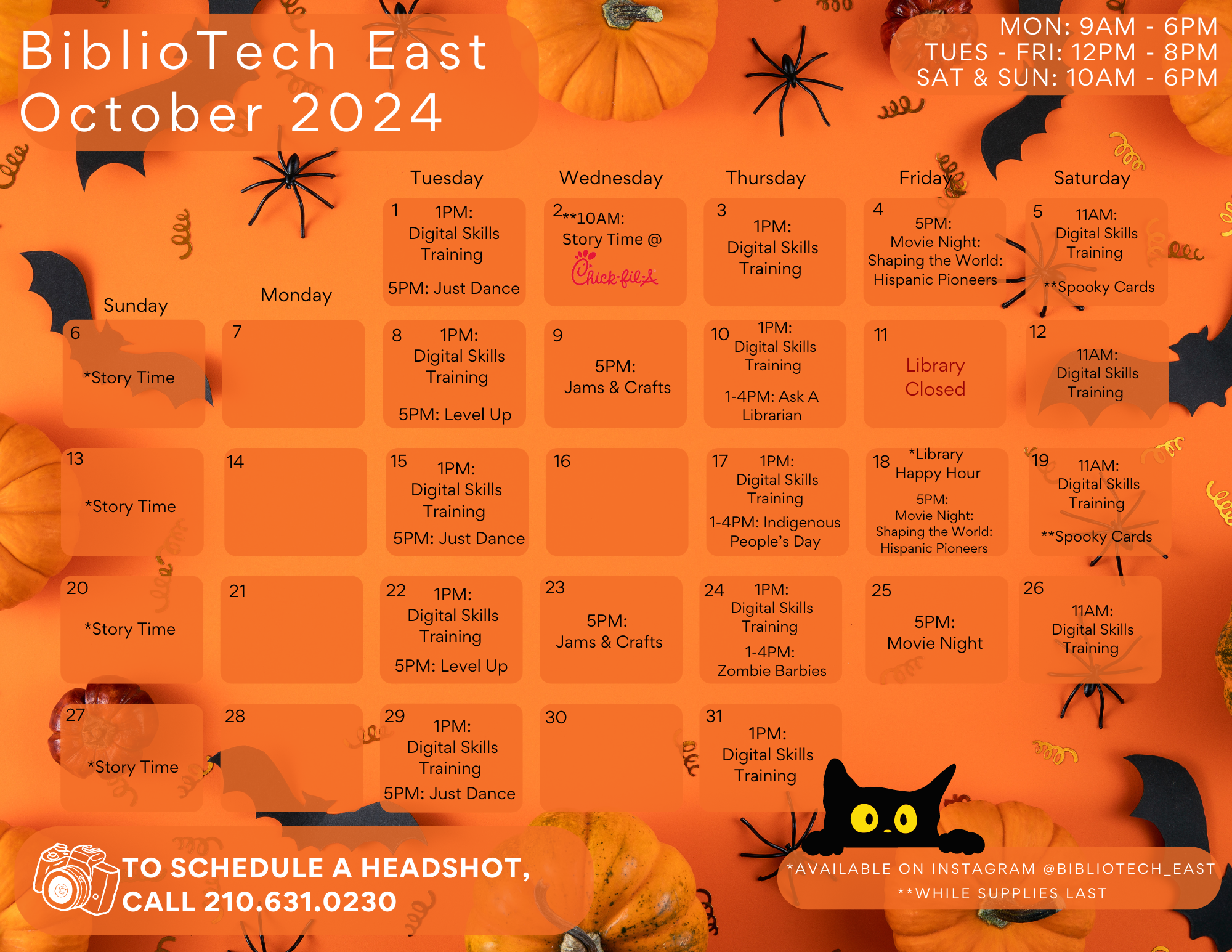 East October '24 Calendar