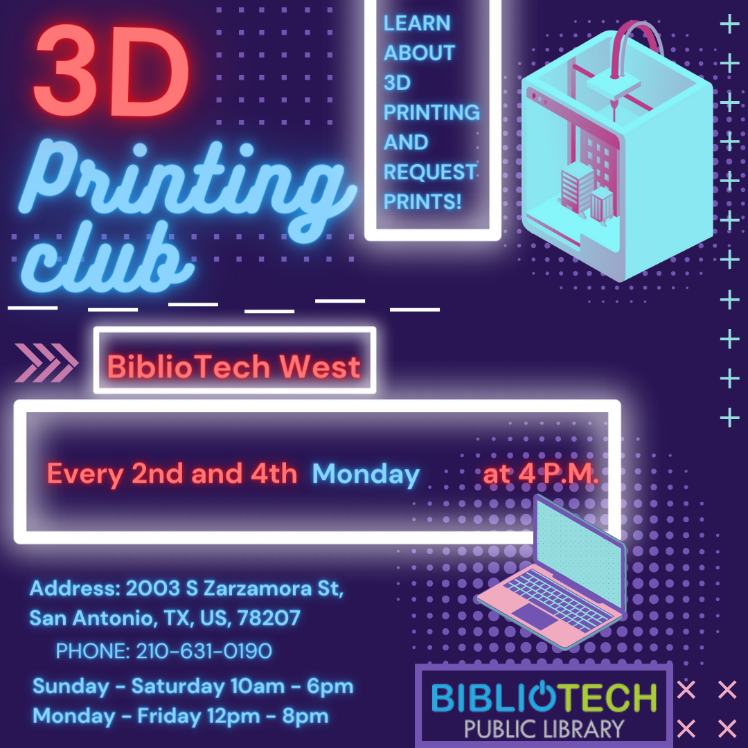 3D Print Club - West Branch