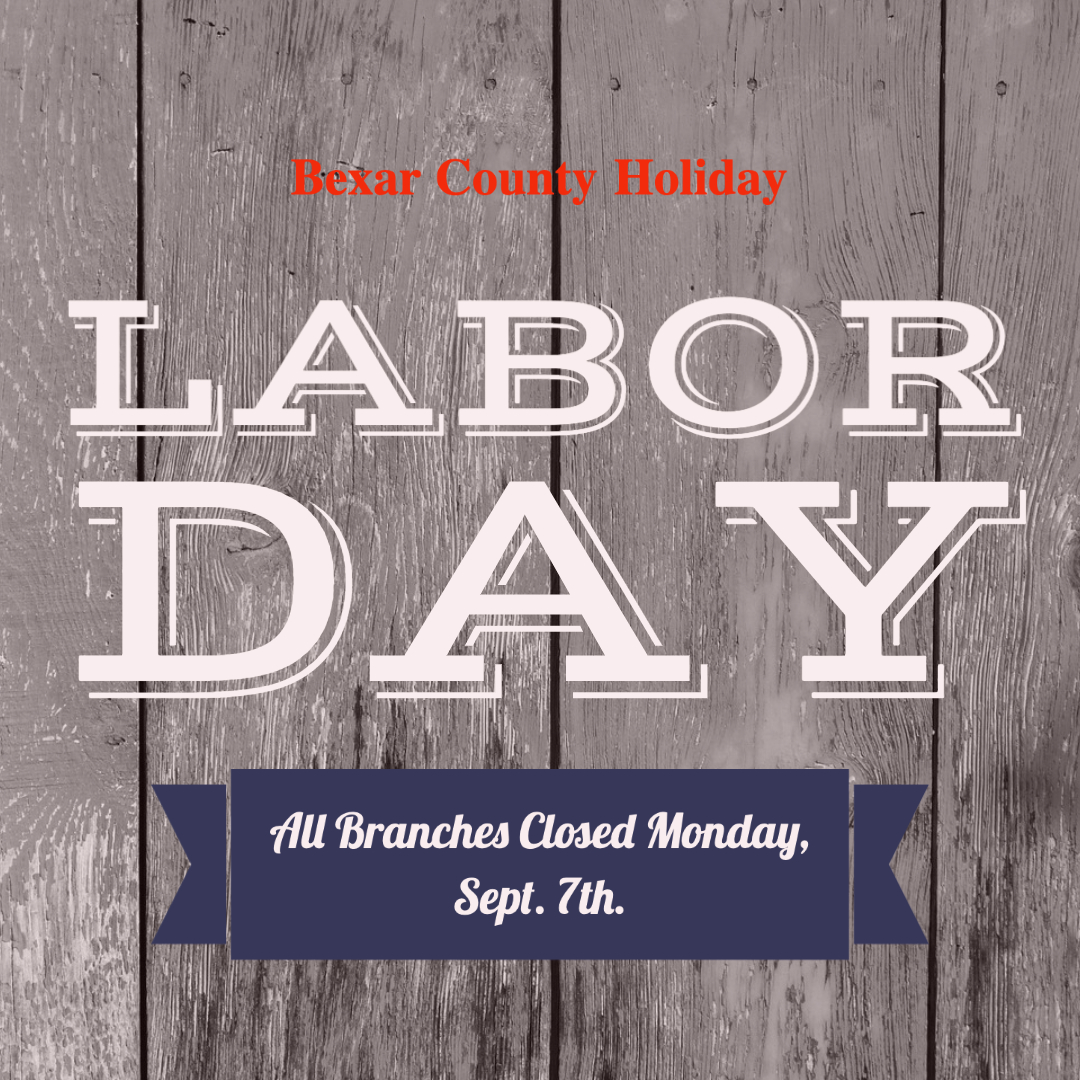 All BiblioTech Branches closed for Labor Day