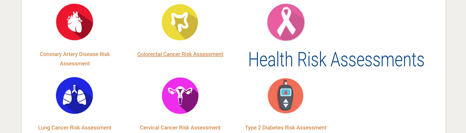 Health Risk Assessments Website