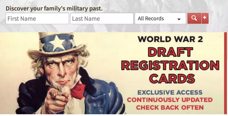 Discover your family's military past.