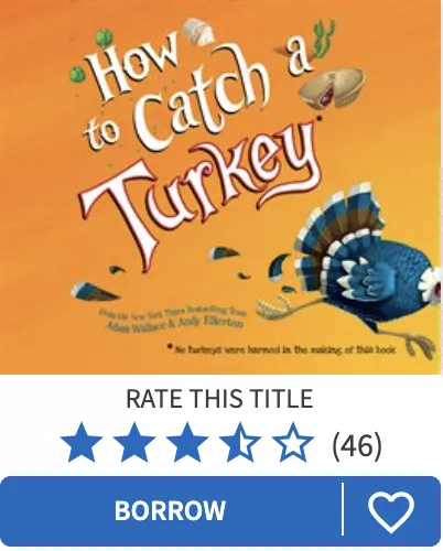How to Catch a Turkey book cover from Hoopla