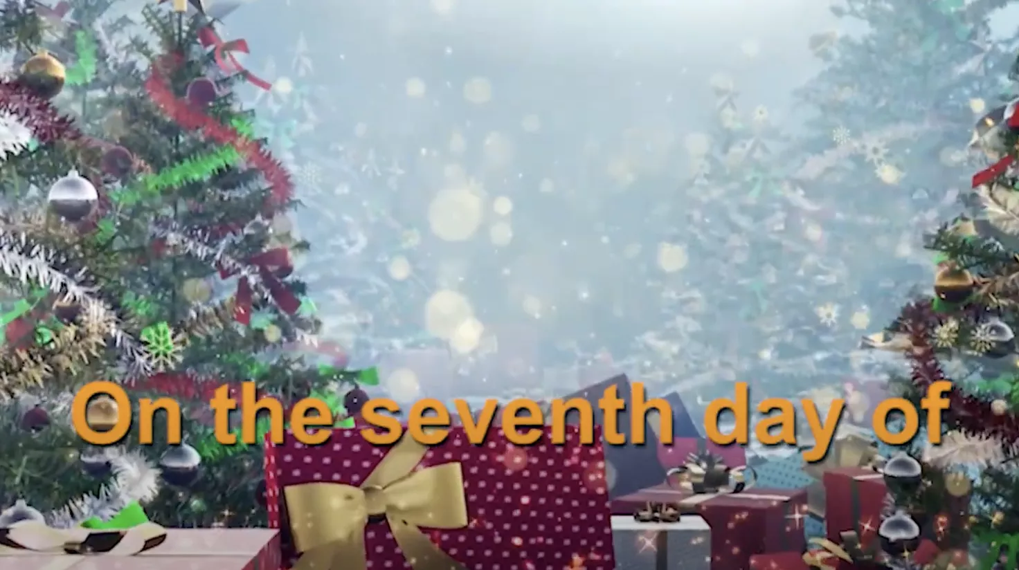 Screenshot of the 7th Day of Christmas