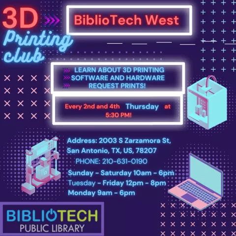 3D Print Club - West Branch